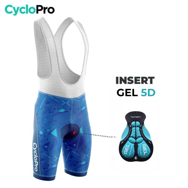 Ajuste de ciclismo del hombre azul - Wave+