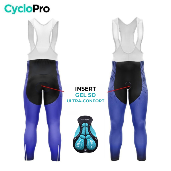 Autumn Blue Man Cycling Outfit - Dimension+