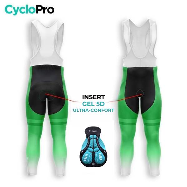 Atuendo de ciclismo de invierno Green Man - Trace+