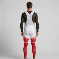 COLLANT CYCLISTE HIVER HOMME ROUGE CRISTAL 