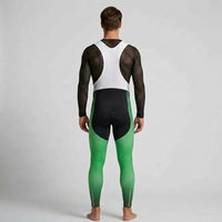 COLLANT CYCLISTE AUTOMNE HOMME VERT  DIMENSION 1