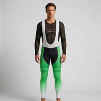 COLLANT CYCLISTE AUTOMNE HOMME VERT TRACE