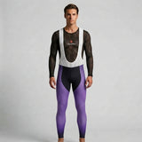 COLLANT CYCLISTE AUTOMNE HOMME VIOLET  DIMENSION