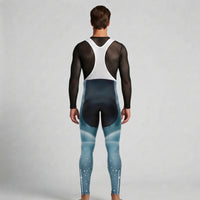 COLLANT CYCLISTE HIVER HOMME BLEU SNOW 1
