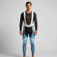 COLLANT CYCLISTE HIVER HOMME BLEU SNOW