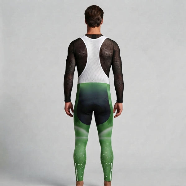 COLLANT CYCLISTE HIVER HOMME VERT SNOW 1