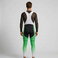 COLLANT CYCLISTE HIVER HOMME  VERT TRACE 1