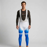 COLLANT CYCLISTE HIVER HOMME BLEU CRISTAL