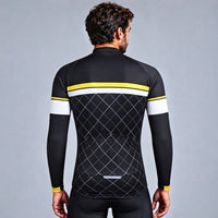 MAILLOT LONG DE CYCLISME JAUNE - HIVER - ROAD+ 1