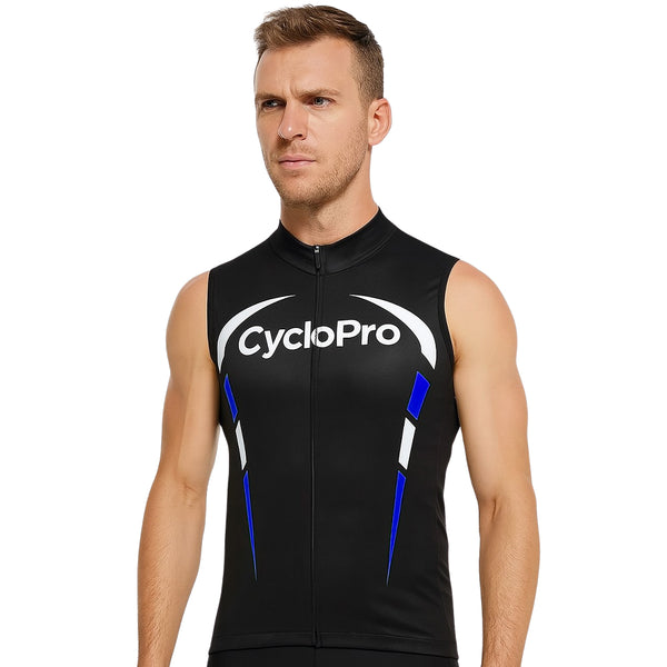 Maillot Cyclisme sans manches bleu Dynamo