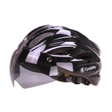 casque velo visiere noir adventure