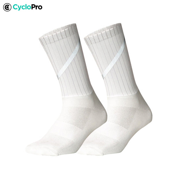 Eklïps de paquete de verano blanco completo - atuendo de ciclismo + mitones + calcetines + gafas