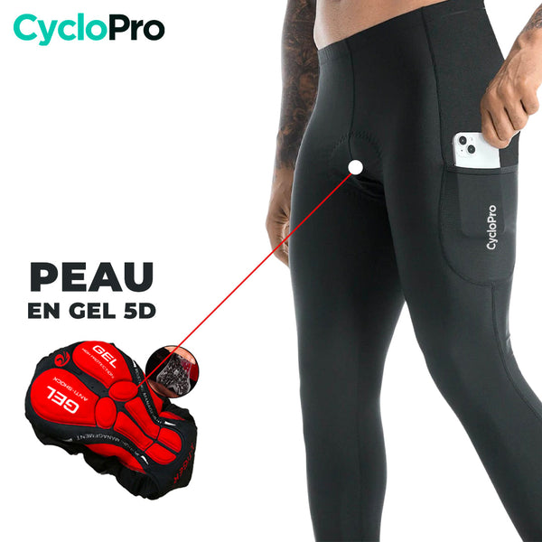 Ciclista térmico para hombres - Práctico+ - Destacación