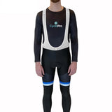 COLLANT CYCLISTE BLEU ÉVASION+ - HIVER collant thermique homme GT-Cycle Outdoor Store XS Avec Bretelles 