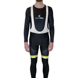 COLLANT CYCLISTE JAUNE ÉVASION+ - HIVER collant thermique homme GT-Cycle Outdoor Store XS Avec Bretelles 