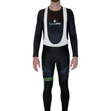 COLLANT CYCLISTE VERT LIBERTY+ - HIVER collant thermique homme GT-Cycle Outdoor Store XS Avec Bretelles 