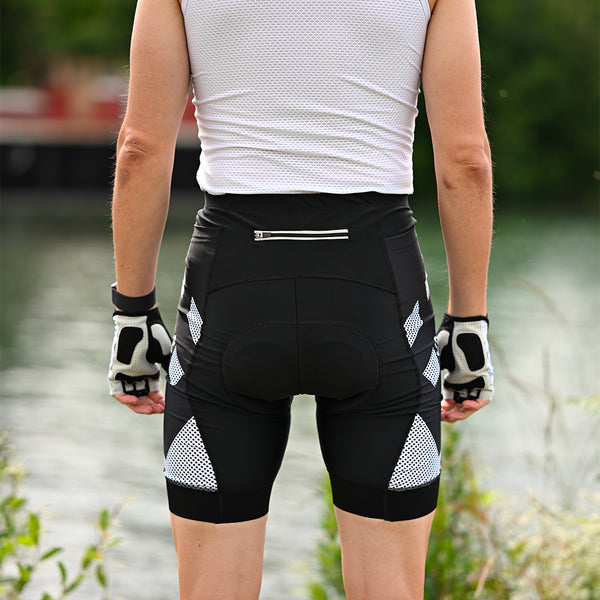 cuissard cycliste homme sans bretelles-practical blanche 4