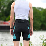 cuissard cycliste homme sans bretelles practical turquoise 5