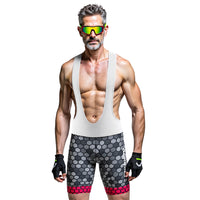 cuissard cycliste homme atmosphere rouge