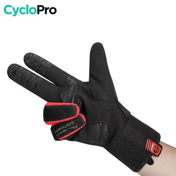 Guantes de bicicleta de invierno - calentador