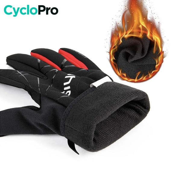 Guantes de bicicleta de invierno - calentador