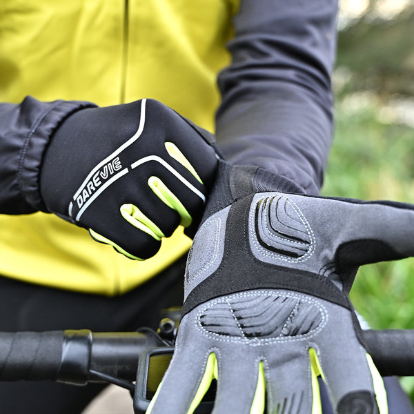 Gran guantes fríos de bicicleta de invierno - termomax