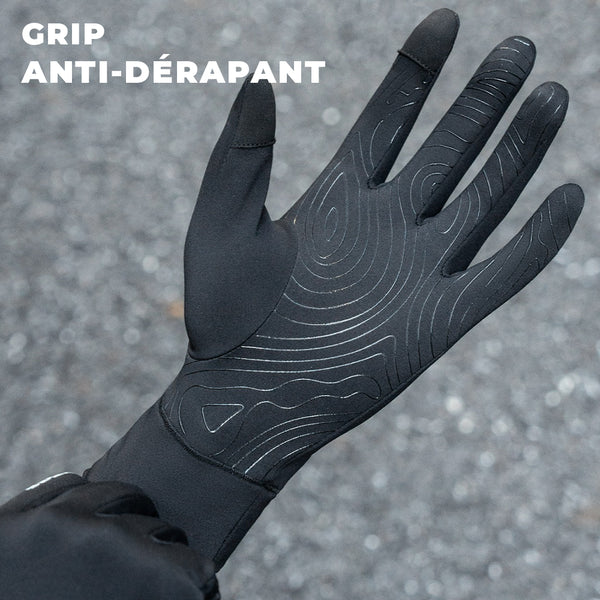 gants de running skinny noir 4