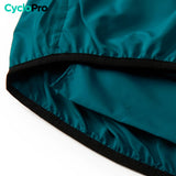 gilet coupe vent velo lighty bleu elastique