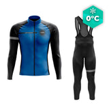 Ajuste de ciclismo de invierno azul - Eklïps