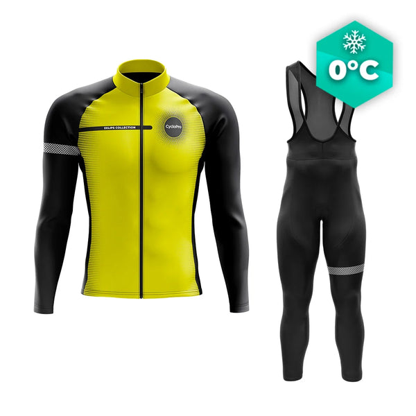 Atuendo de ciclismo de invierno amarillo - Eklïps