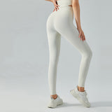 legging fitness taille haute femme blanc 1