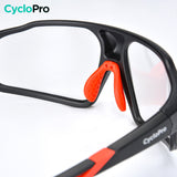 Gafas de bicicleta fotoocrómica roja - Ascensión+