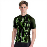 Maillot Cyclisme Route Vert Feuille - Militaro+