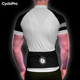 maillot cyclisme blanche eklips homme 1