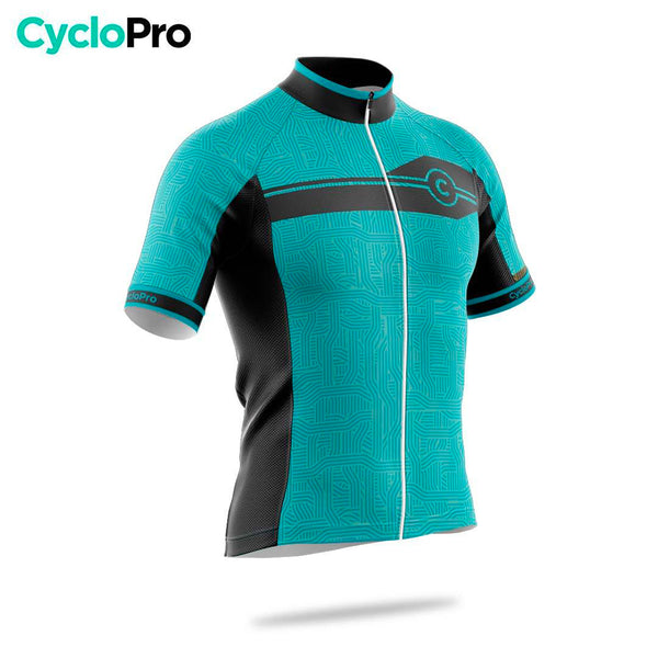 maillot cyclisme bleu diamond 34