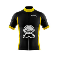 maillot cyclisme jaune fleur de lage