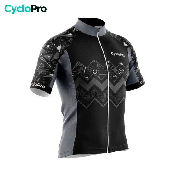 maillot cyclisme noir wave 34