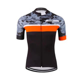 maillot cyclisme orange camoride