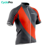 maillot cyclisme orange gladiator 34