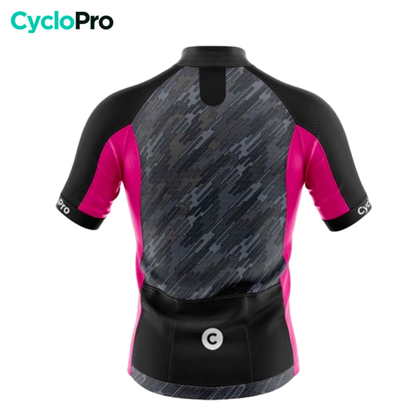 maillot cyclisme rose wind dos