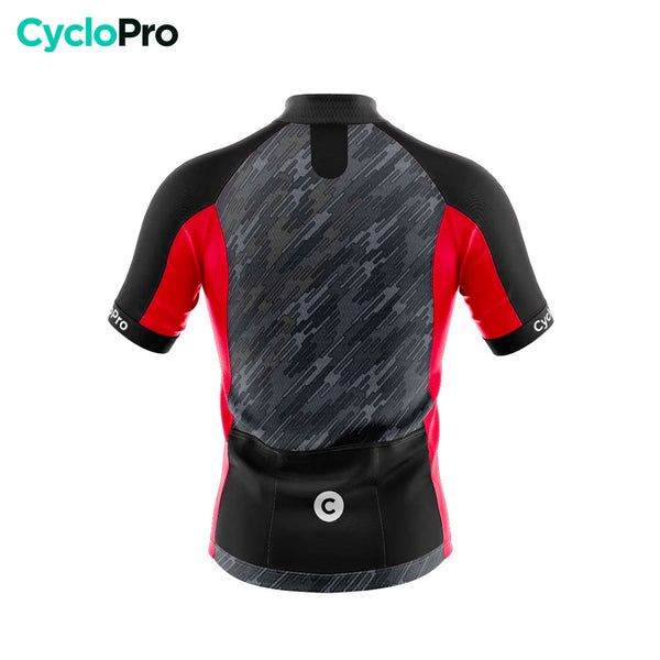 maillot cyclisme rouge wind 2