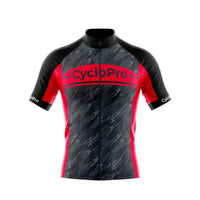 maillot cyclisme rouge wind