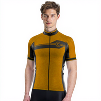 Maillot Cyclisme Route Jaune - Diamond+