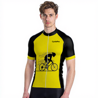 Maillot Cyclisme Route Jaune - UltraSecure