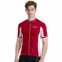 Maillot Cyclisme Route Rouge - Fluidity+