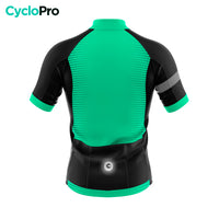 maillot cyclisme turquoise