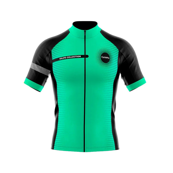 maillot cyclisme turquoise