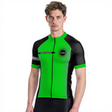 maillot cyclisme vert eklips