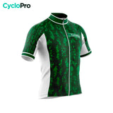 maillot cyclisme vert pixel 34