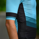 maillot cycliste agility bleu 2